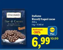 Lidl Italiamo Biscuiți fragezi cacao Ofertă
