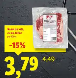 Lidl Rasol de vită, cu os, feliat Ofertă