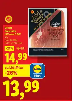 Lidl Deluxe Prosciutto di Parma D.O.P. Ofertă