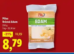 Lidl Pilos Brânză Edam Ofertă