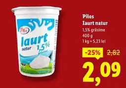 Lidl Pilos Iaurt natur Ofertă