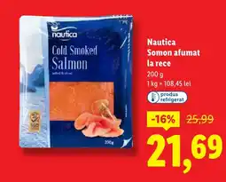 Lidl Nautica Somon afumat la rece Ofertă