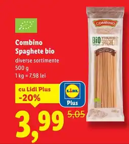 Lidl Combino Spaghete bio Ofertă