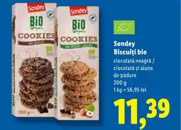 Lidl Sondey Biscuiți bio Ofertă