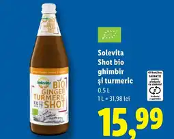 Lidl Solevita Shot bio ghimbir şi turmeric Ofertă