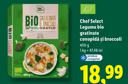 Lidl Chef Select Legume bio gratinate conopidă și broccoli Ofertă