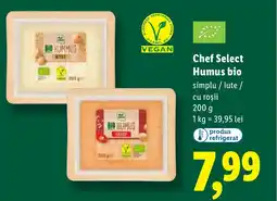 Lidl Chef Select Humus bio Ofertă