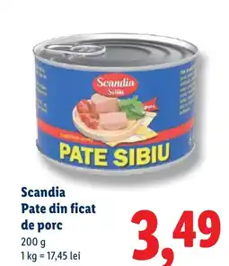 Lidl Scandia Pate din ficat de porc Ofertă