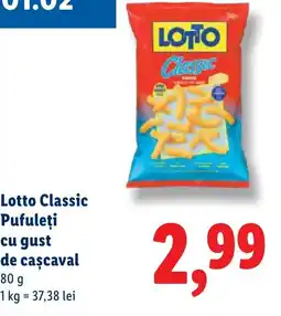 Lidl Lotto Classic Pufuleţi cu gust de caşcaval Ofertă