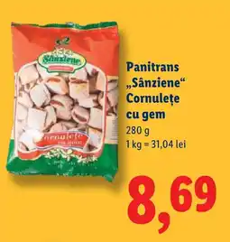 Lidl Panitrans ,,Sânziene" Cornulețe cu gem Ofertă