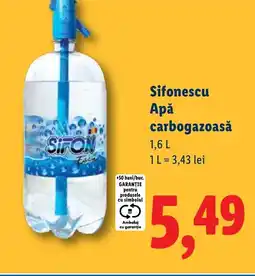 Lidl Sifonescu Apǎ carbogazoasă Ofertă
