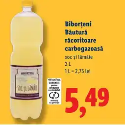 Lidl Biborţeni Băutură răcoritoare carbogazoasă Ofertă