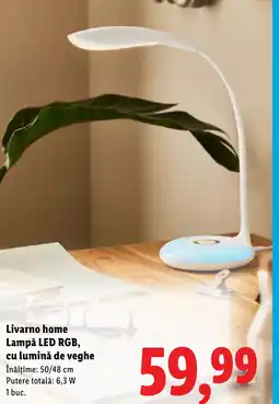 Lidl Livarno home Lampă LED RGB, cu lumină de veghe Ofertă