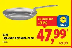 Lidl GSW Tigaie din fier forjat Ofertă