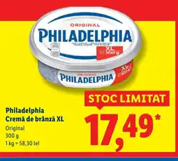 Lidl PHILADELPHIA Cremă de brânză XL Ofertă