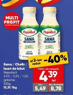 PROFI Napolact Sana/Chefir / laurt de băut Ofertă