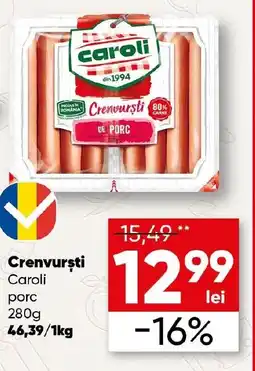 PROFI Caroli Crenvursti porc Ofertă
