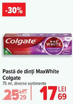 Carrefour Pastă de dinți MaxWhite Colgate Ofertă