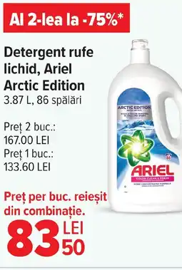 Carrefour Detergent rufe lichid, Ariel Arctic Edition Ofertă