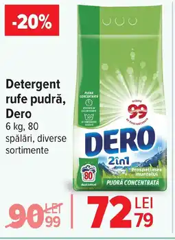Carrefour Detergent rufe pudră, Dero Ofertă