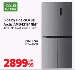 Carrefour Side by side cu 4 uşi Arctic AMD421E4NMT Ofertă