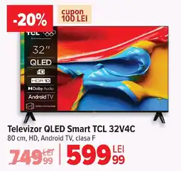 Carrefour Televizor QLED Smart TCL 32V4C Ofertă