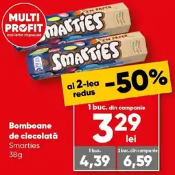 PROFI Bomboane de ciocolată Smarties Ofertă