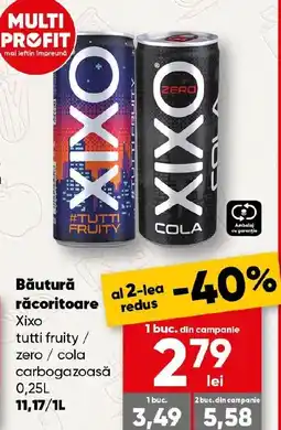 PROFI Băutură răcoritoare Xixo tutti fruity / zero / cola carbogazoasă Ofertă