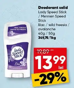 PROFI Deodorant solid Lady Speed Stick / Mennen Speed Stick Ofertă
