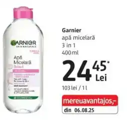 DM Garnier apă micelară 3 in 1 Ofertă