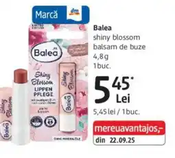 DM Balea shiny blossom balsam de buze Ofertă