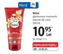 DM Balea glamorous moments loţiune de corp Ofertă