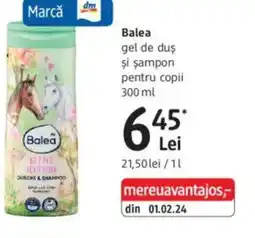 DM Balea gel de duş şi şampon pentru copii Ofertă