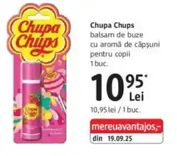 DM Chupa Chups balsam de buze cu aromă de căpşuni pentru copii Ofertă
