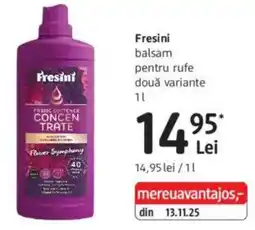 DM Fresini balsam pentru rufe două variante Ofertă