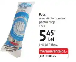 DM Popsi rezervă din bumbac pentru mop Ofertă