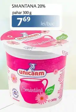 Unicarm Smantana 20% pahar Ofertă