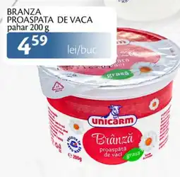 Unicarm Branza proaspata de vaca pahar Ofertă