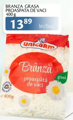 Unicarm Branza grasa proaspata de vaci Ofertă