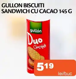 Unicarm Gullon biscuiti sandwich cu cacao Ofertă
