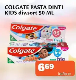 Unicarm Colgate pasta dinti kids div.sort Ofertă