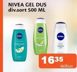 Unicarm Nivea gel dus div.sort Ofertă