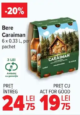 Carrefour Market Bere Caraiman Ofertă
