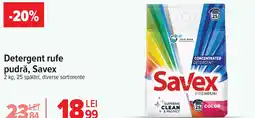 Carrefour Market Detergent rufe pudră, Savex Ofertă