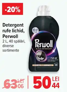 Carrefour Market Detergent rufe lichid, Perwoll Ofertă