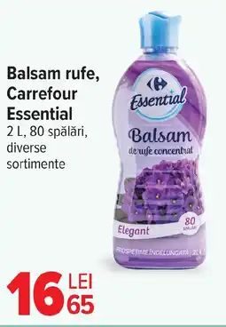 Carrefour Market Balsam rufe, Carrefour Essential Ofertă