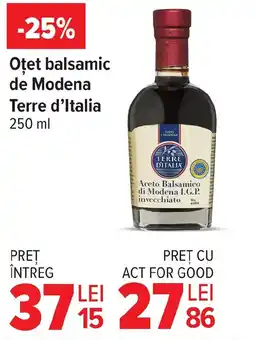 Carrefour Market Oțet balsamic de Modena Terre d'Italia Ofertă