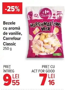 Carrefour Market Bezele cu aromă de vanilie, Carrefour Classic Ofertă