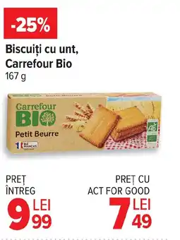 Carrefour Market Biscuiți cu unt, Carrefour Bio Ofertă