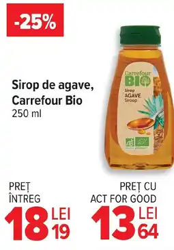 Carrefour Market Sirop de agave, Carrefour Bio Ofertă